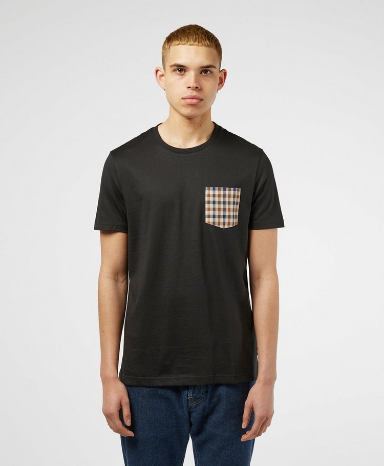 aquascutum check t shirt