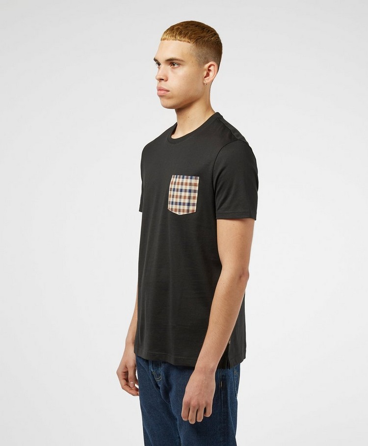 aquascutum check t shirt