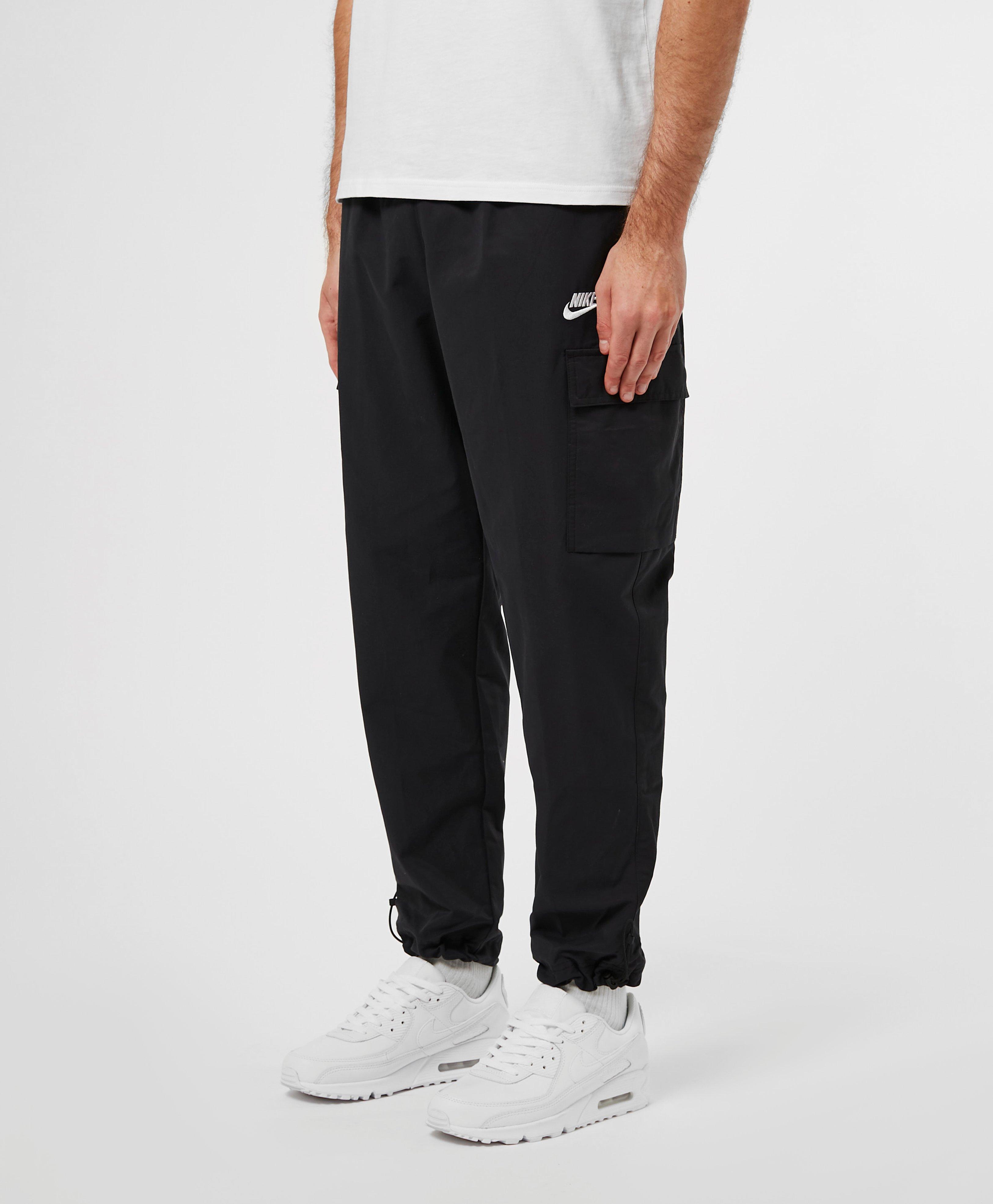 nike cargo woven track pants