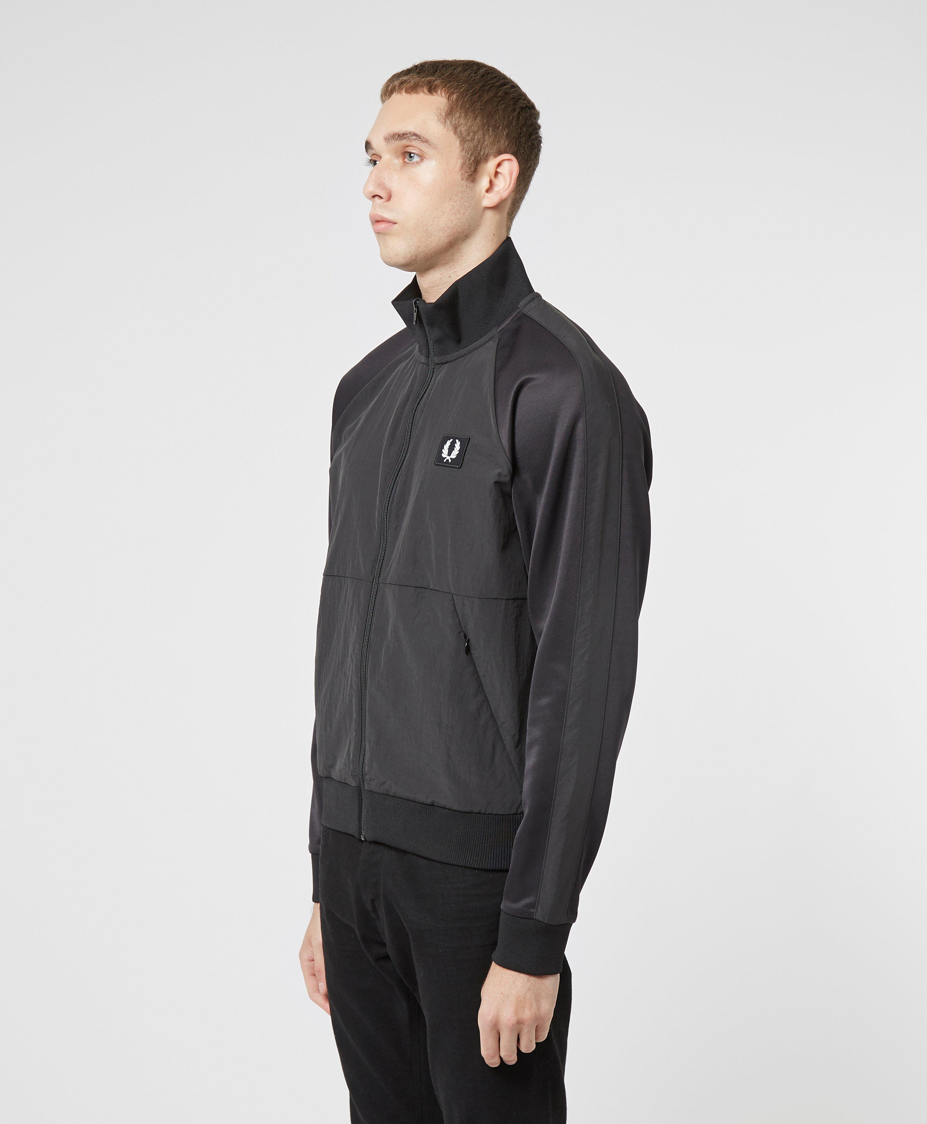 fred perry panel track jacket