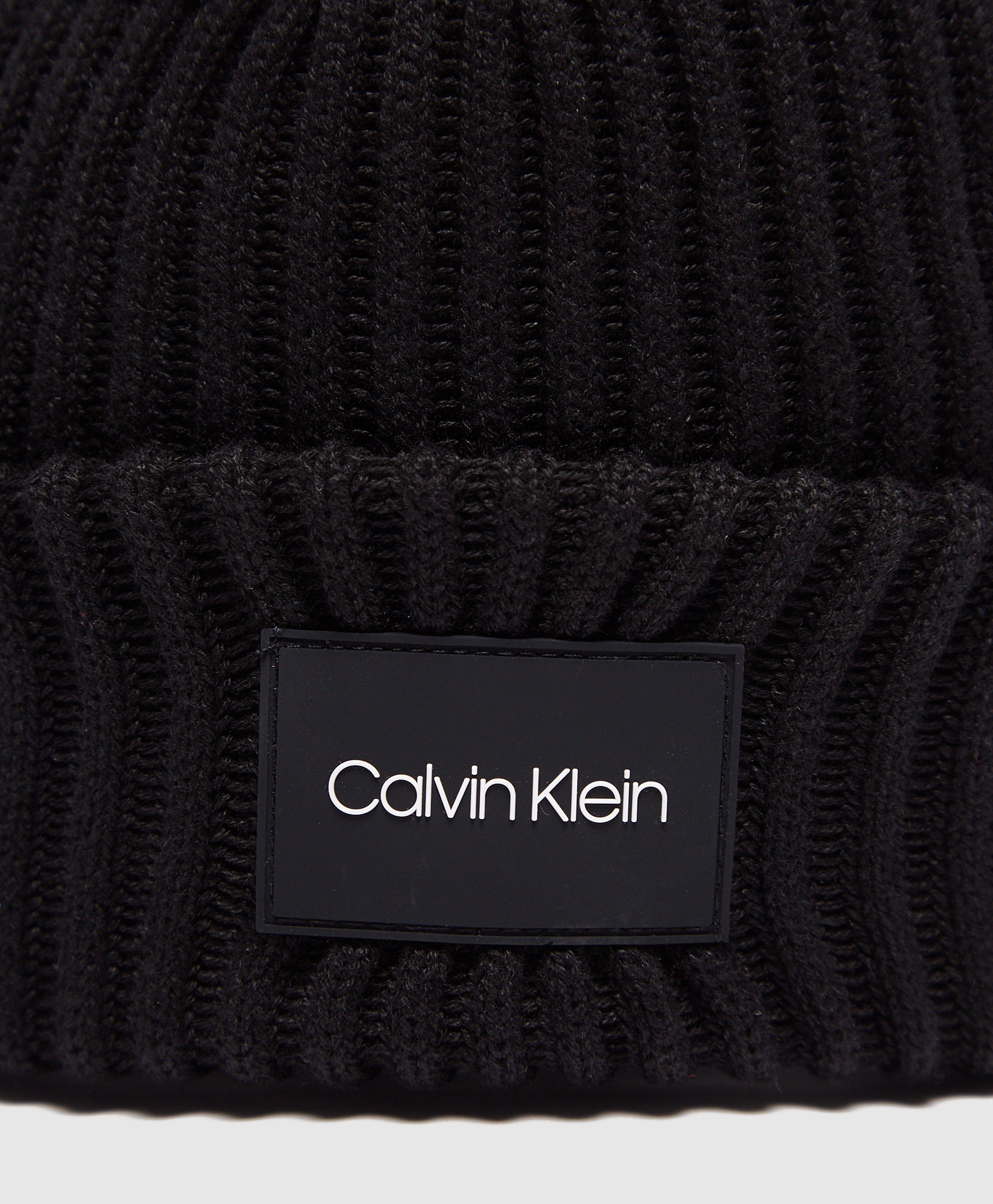 calvin klein patch beanie