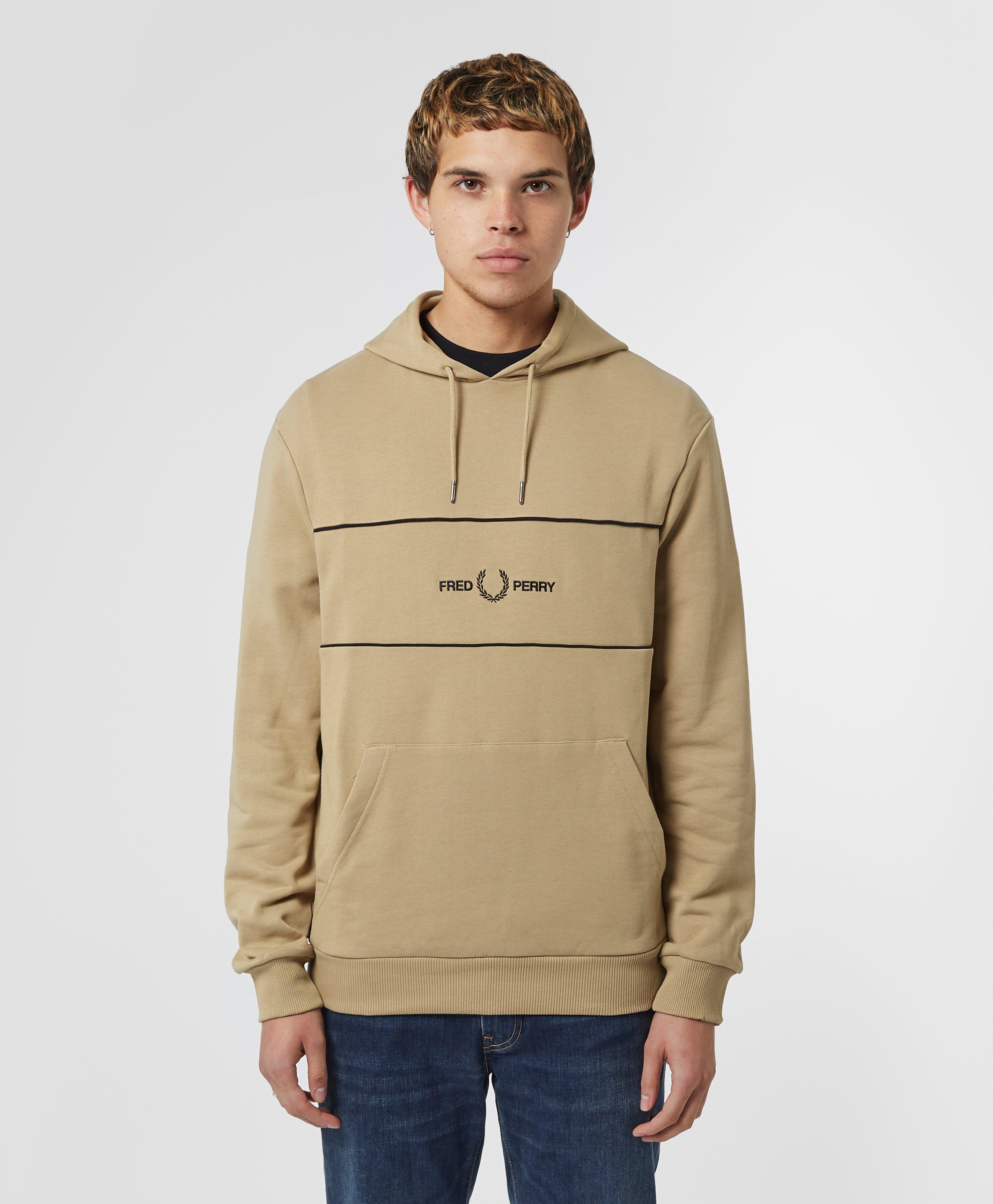 fred perry khaki hoodie
