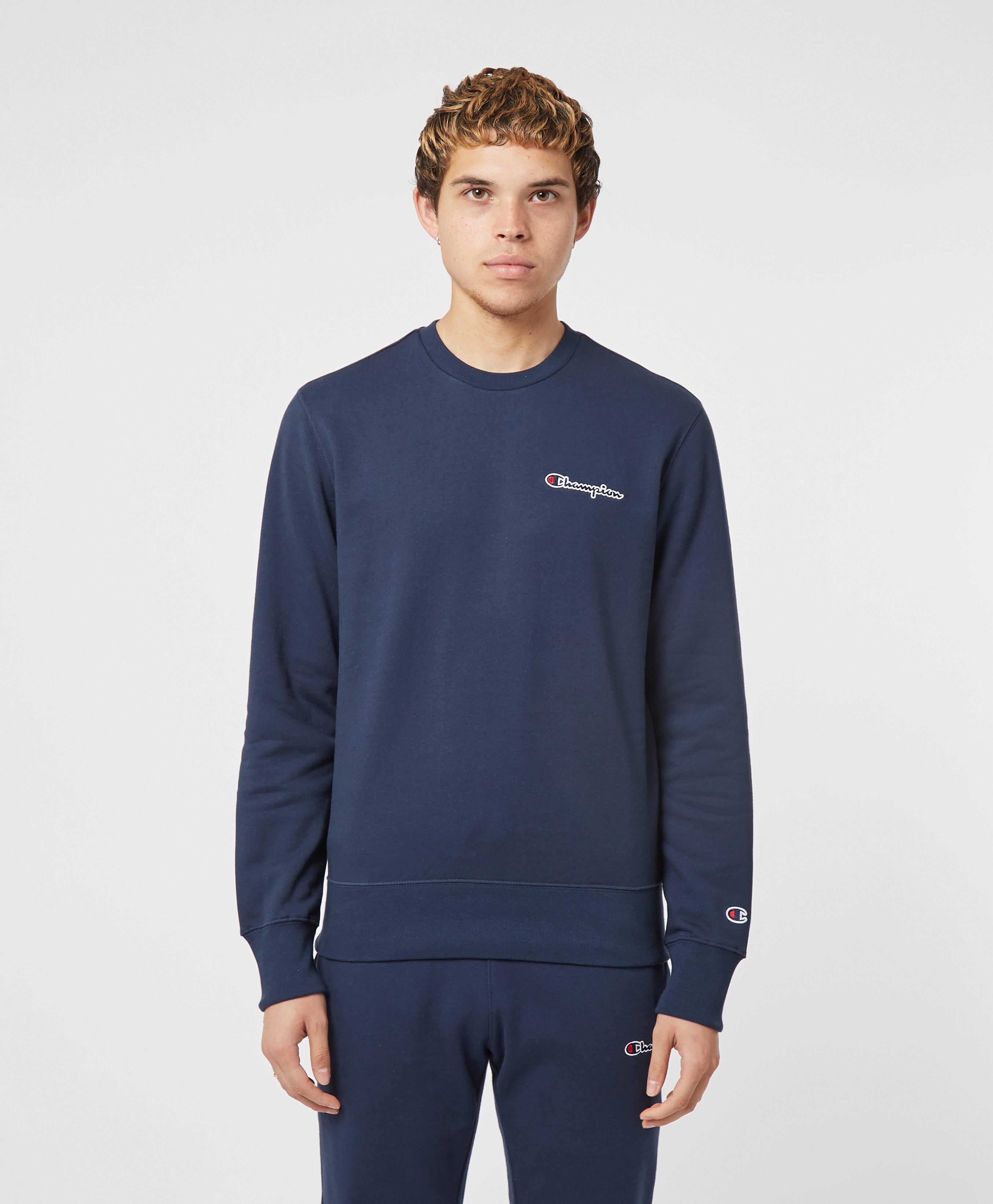 small logo champion sweatshirt