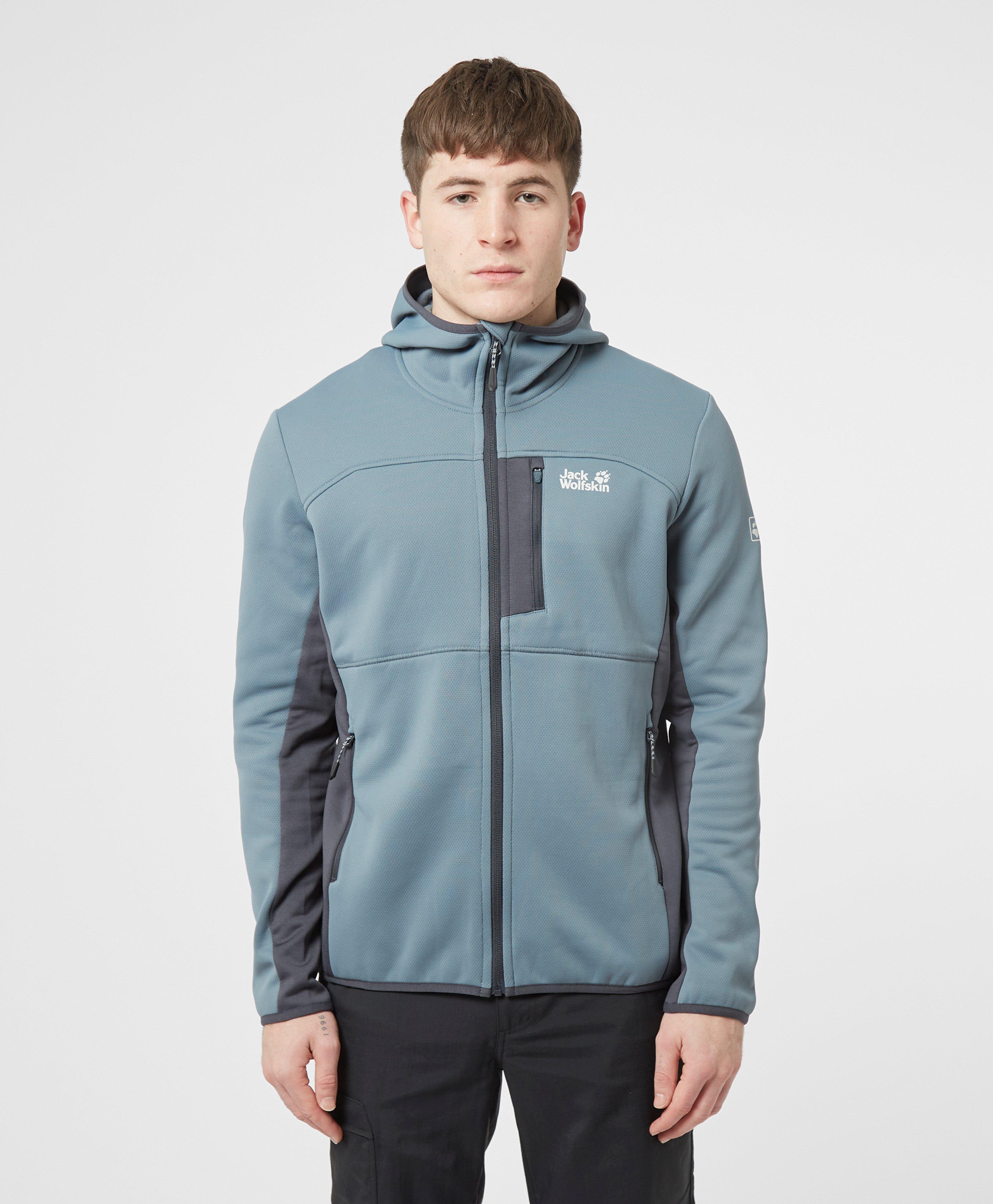 jack wolfskin zip hoodie