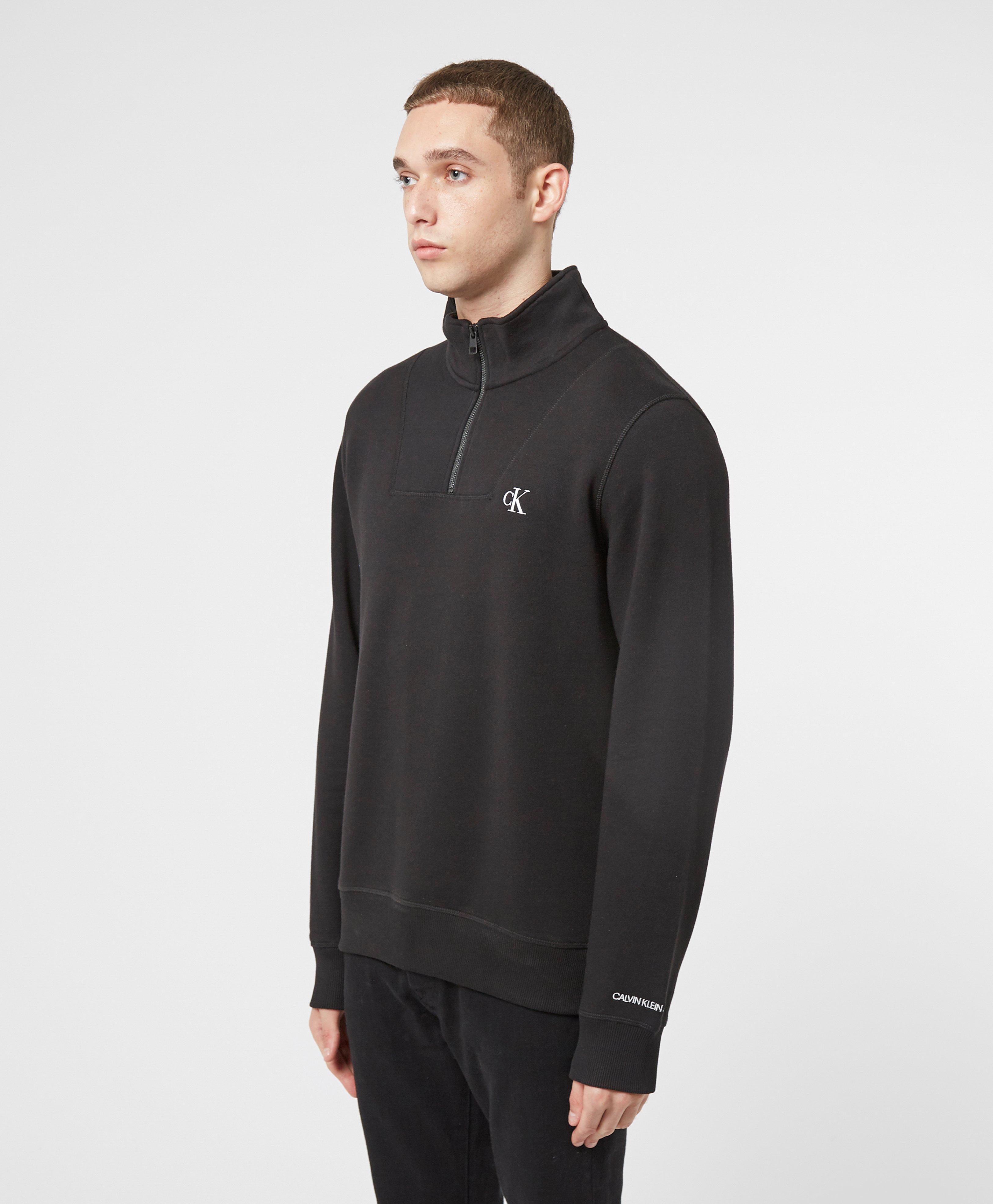 calvin klein half zip hoodie