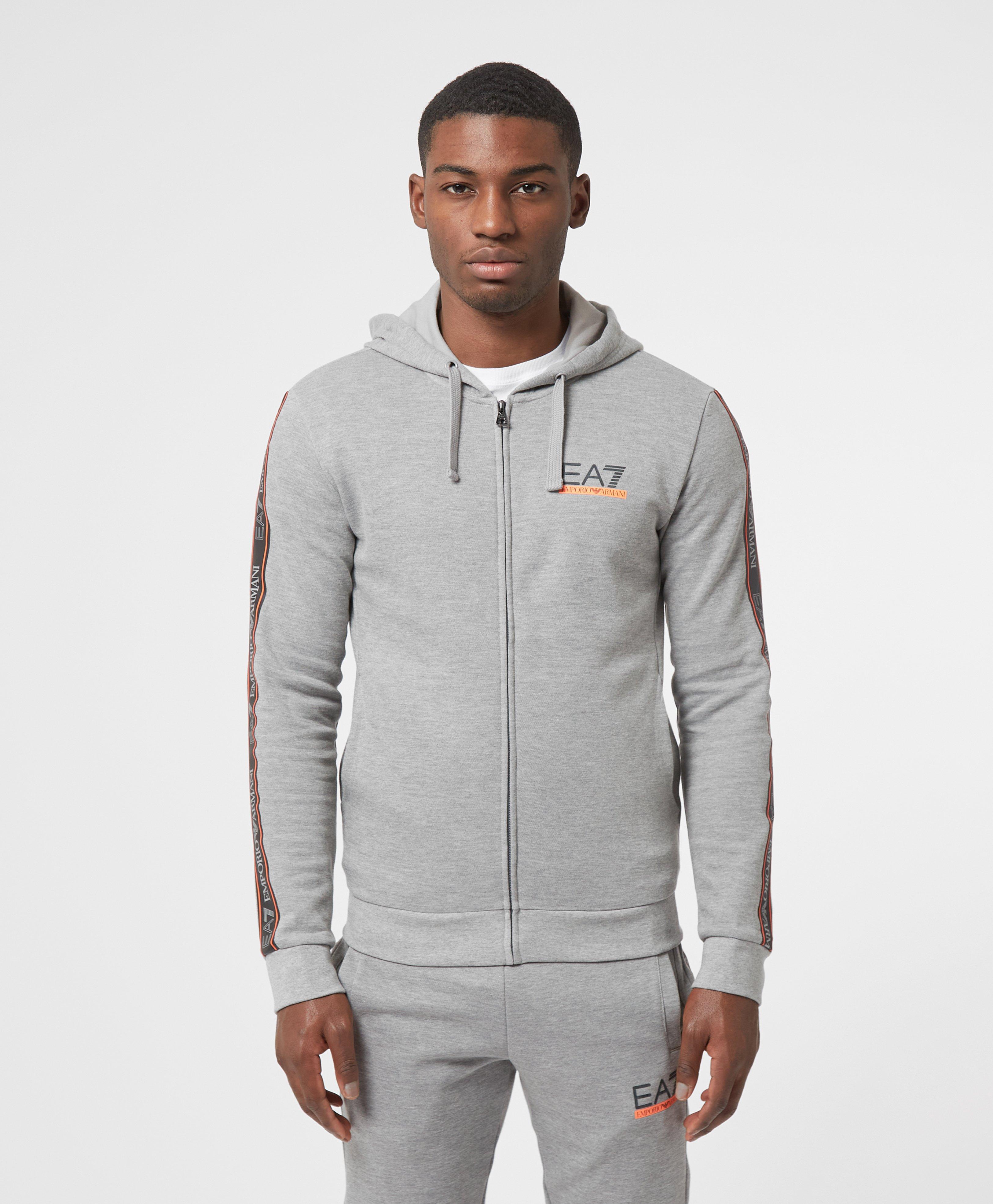 ea7 full zip hoodie