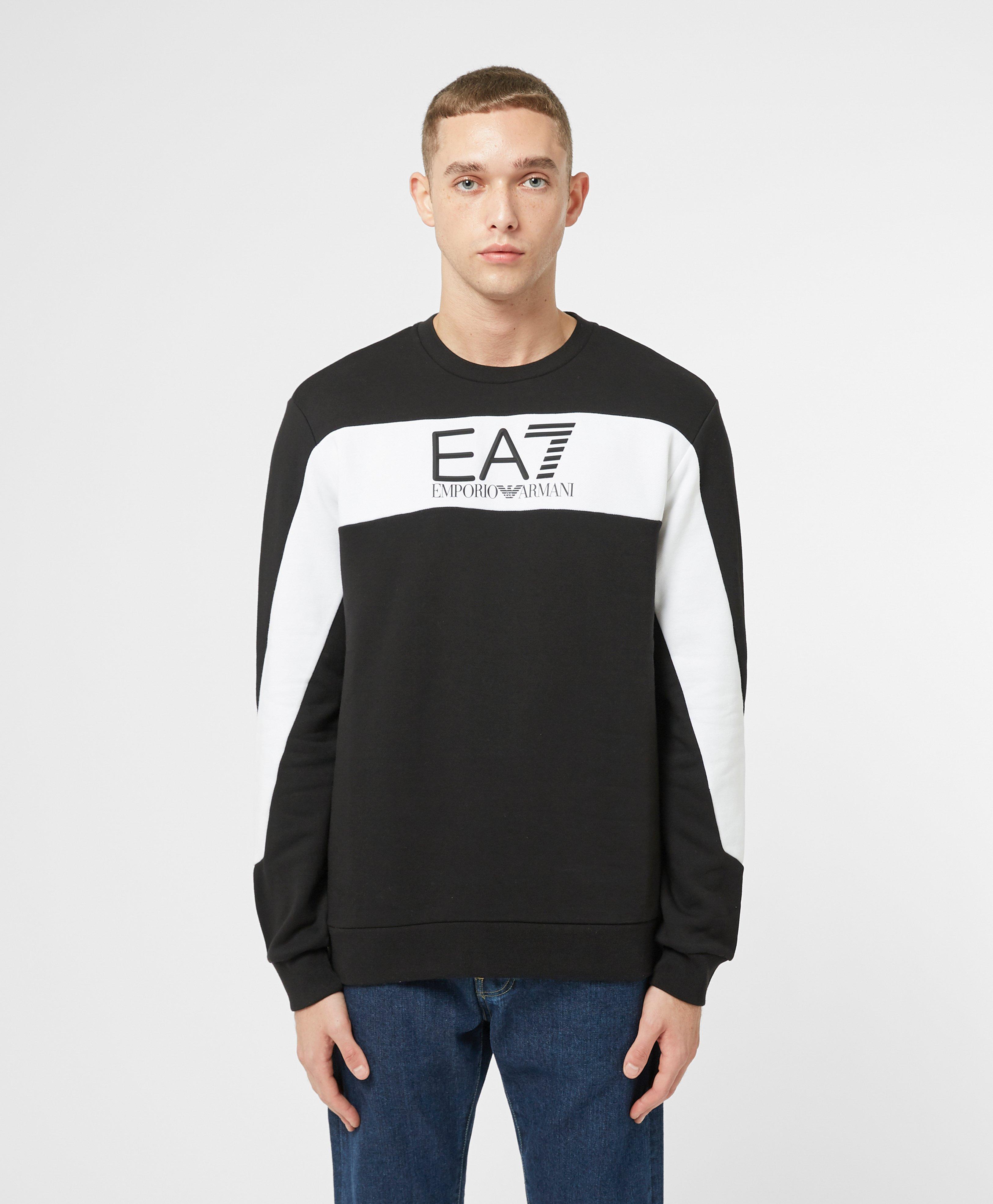 emporio armani block colour sweatshirt