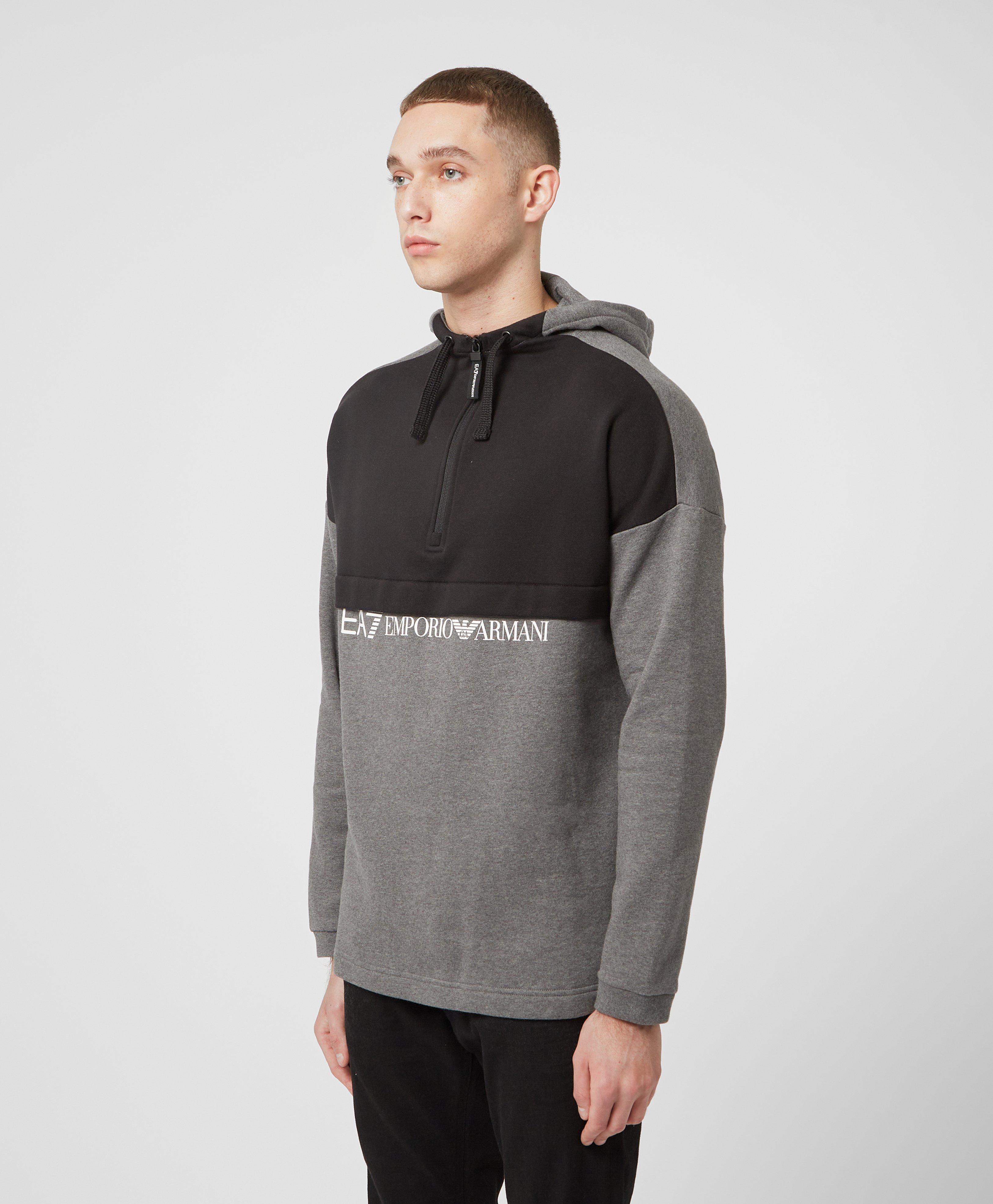 armani half zip jumper