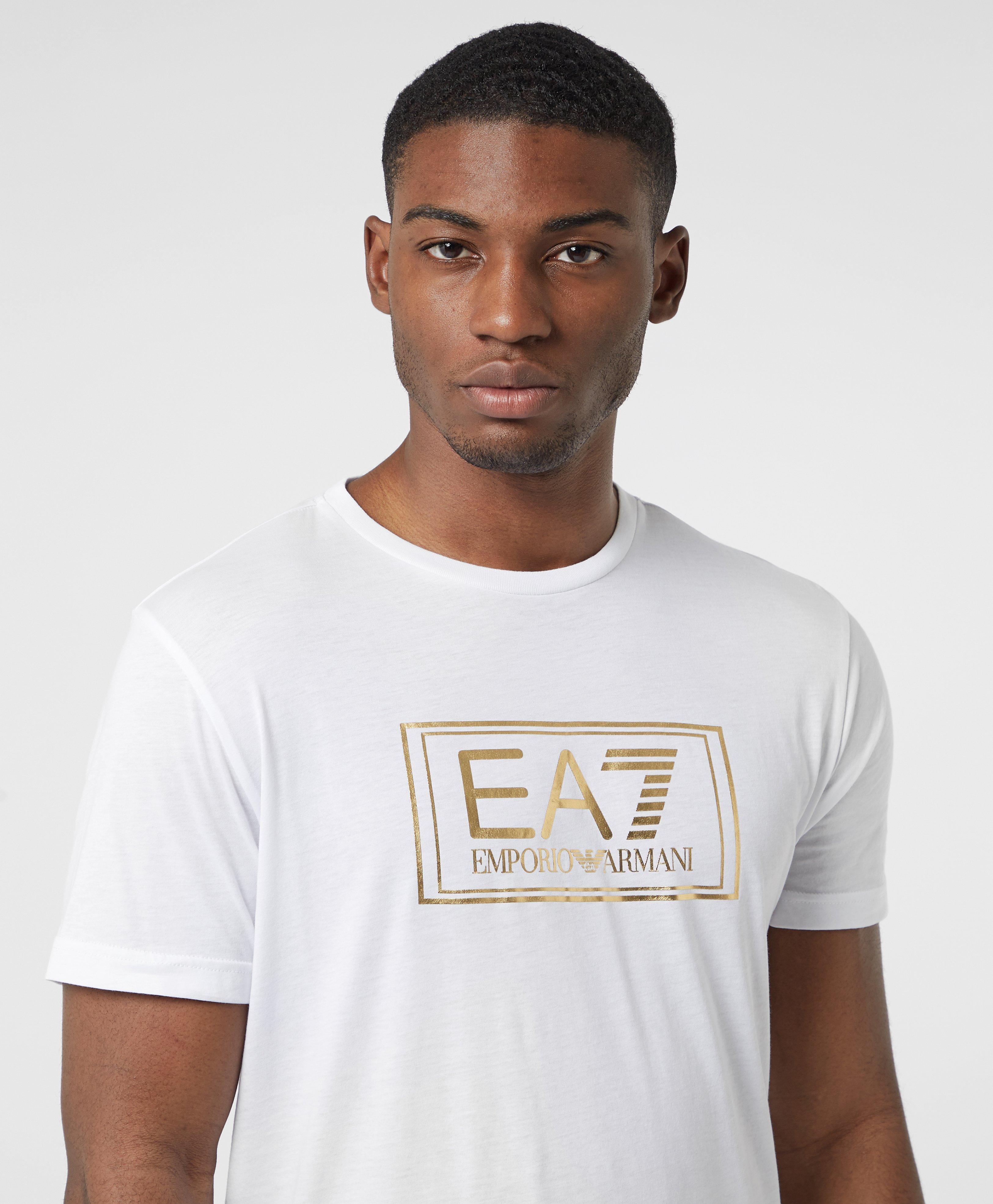ea7 gold t shirt