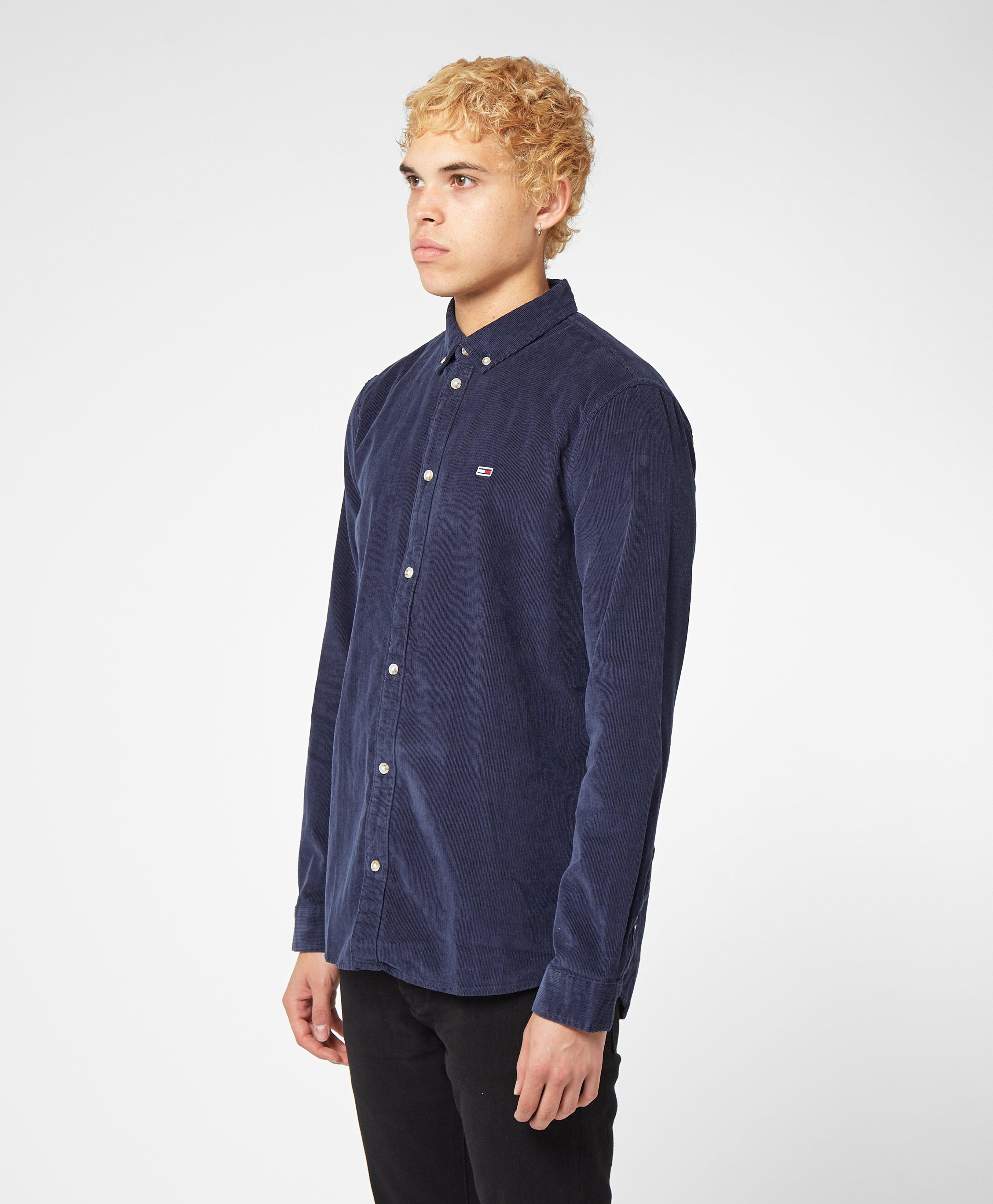 tommy jeans cord shirt
