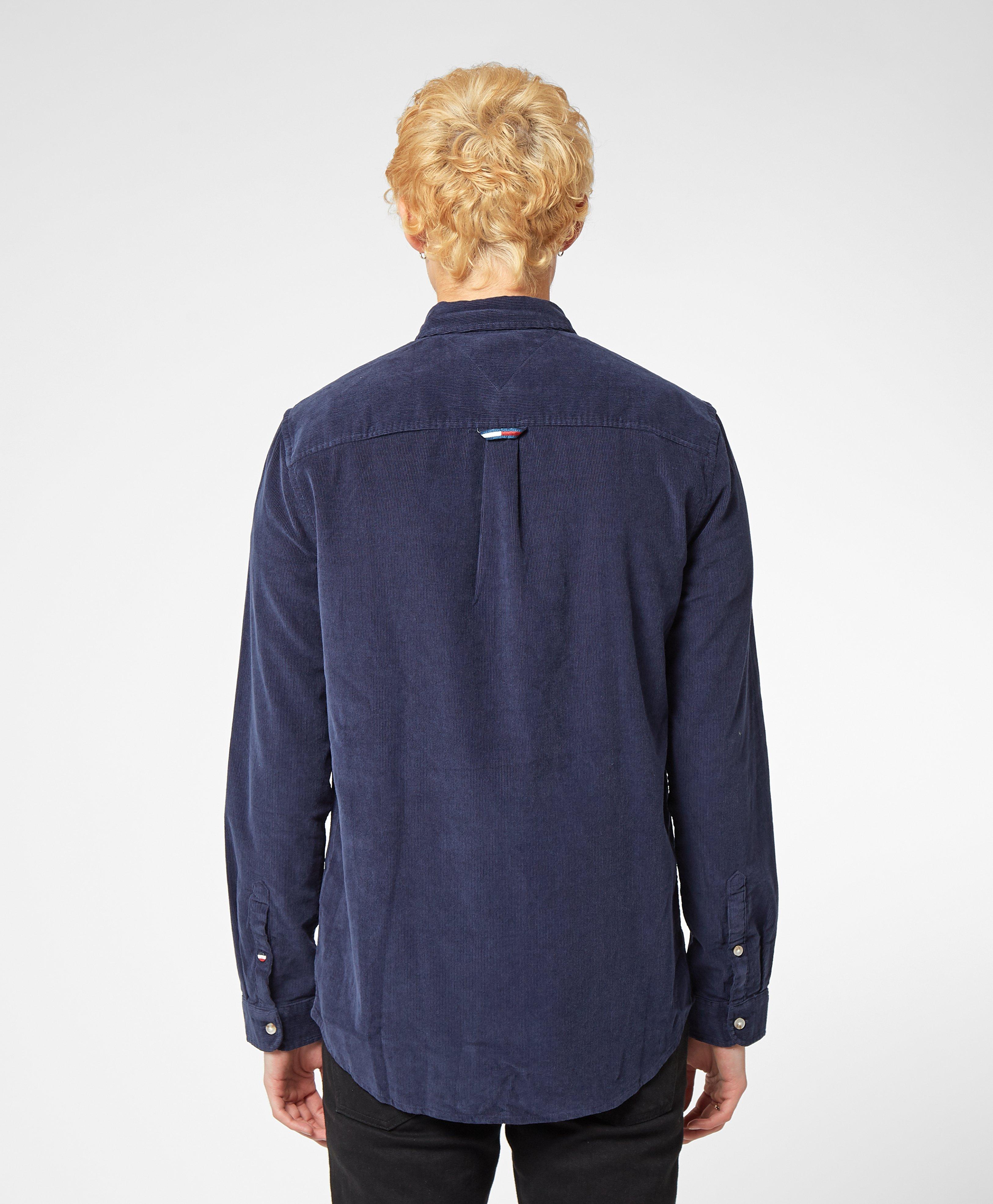 tommy jeans corduroy long sleeve shirt