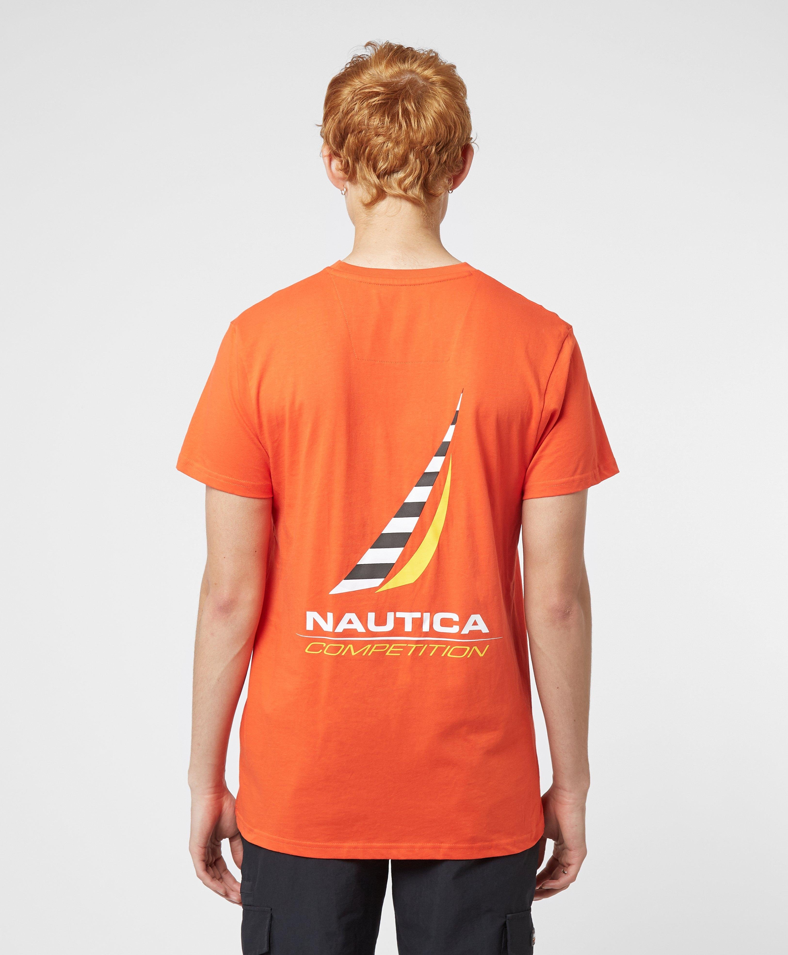 Nautica Boys Short Sleeve Chest Logo Crew Neck T-Shirt