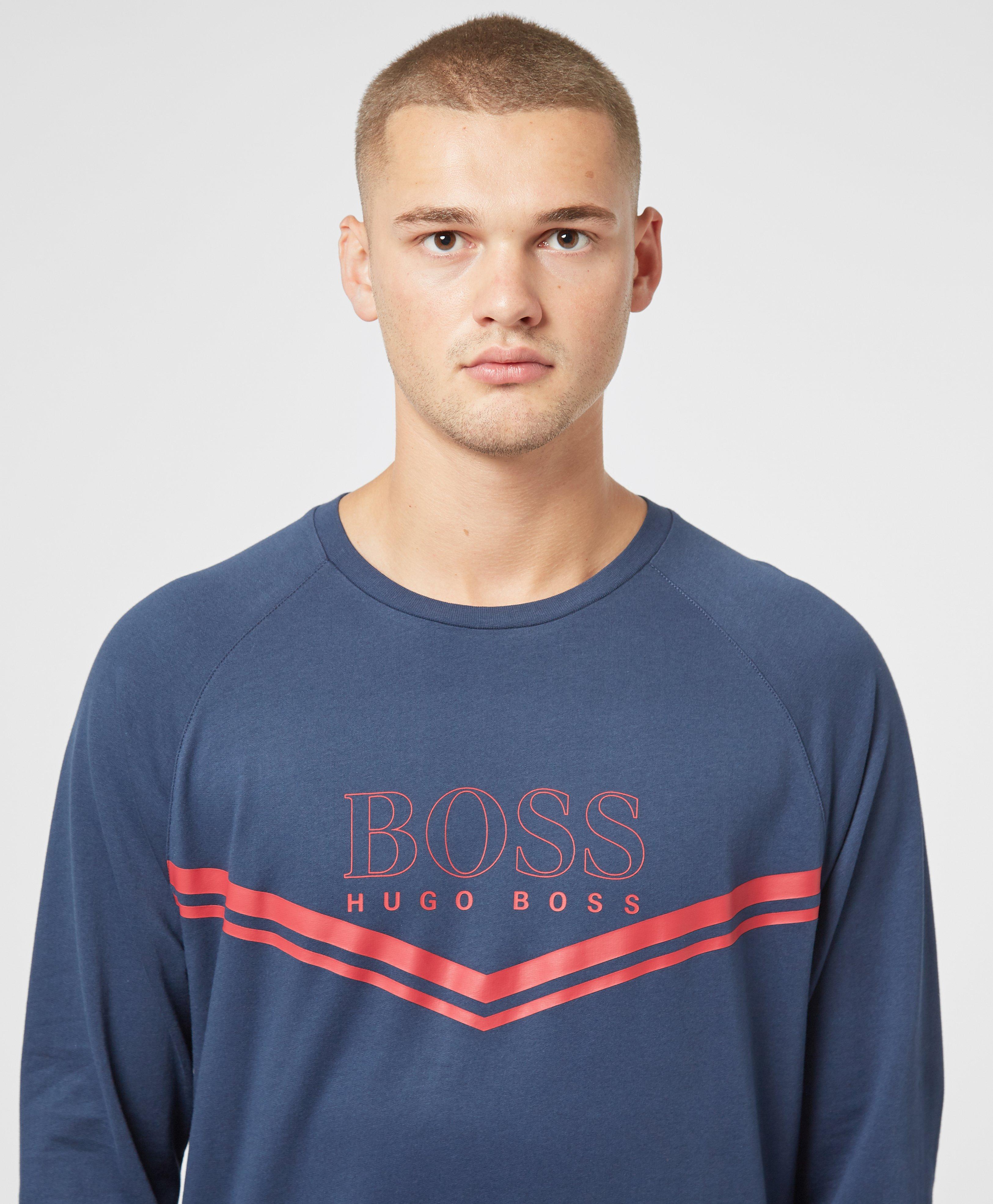 boss authentic crew sweatshirt