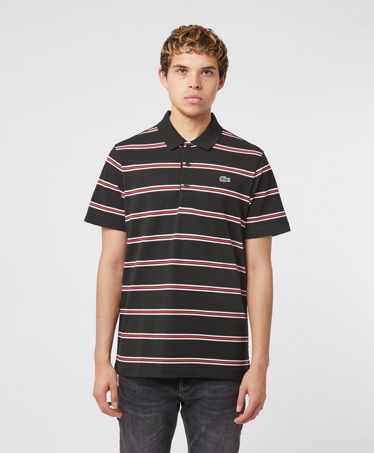 Lacoste Stripe Short Sleeve Polo Shirt