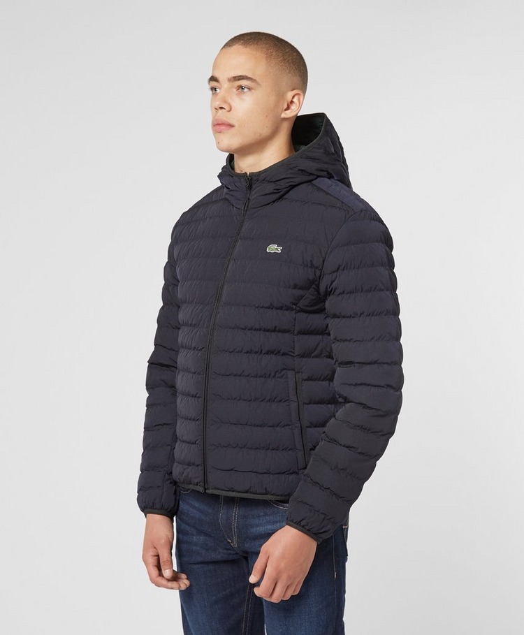 lacoste long padded jacket