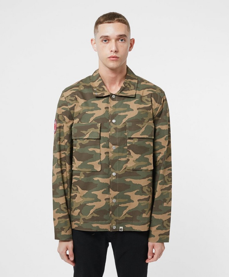 pretty green four pocket overshirt