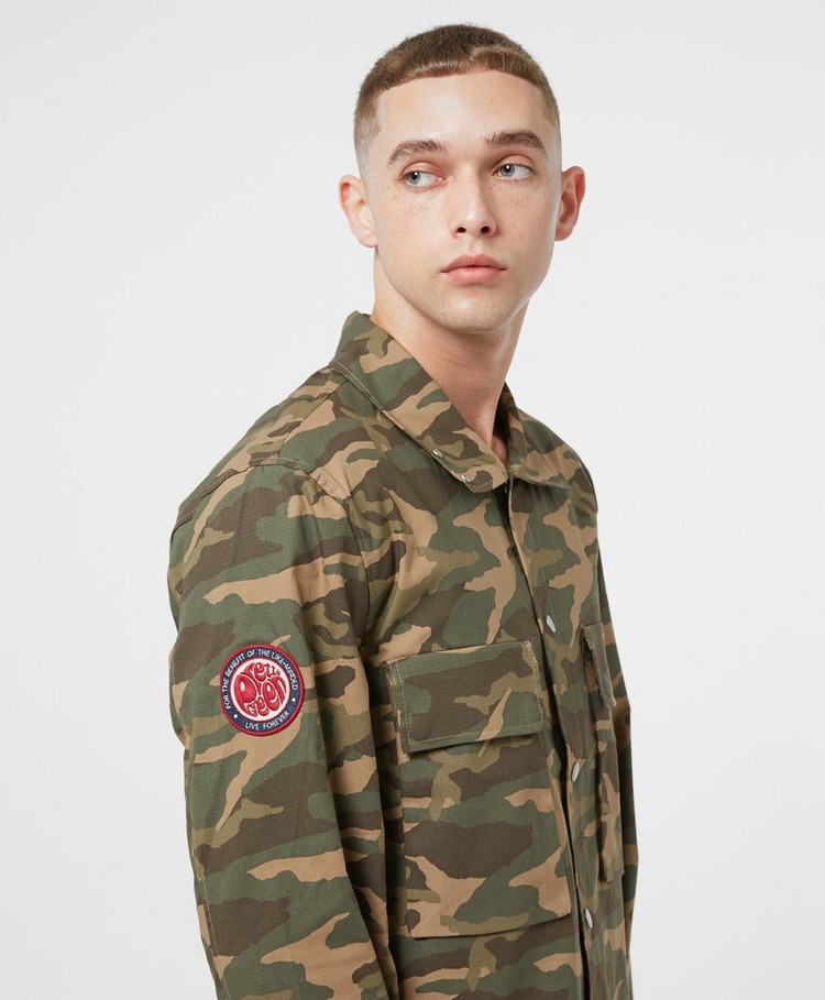 pretty green four pocket overshirt