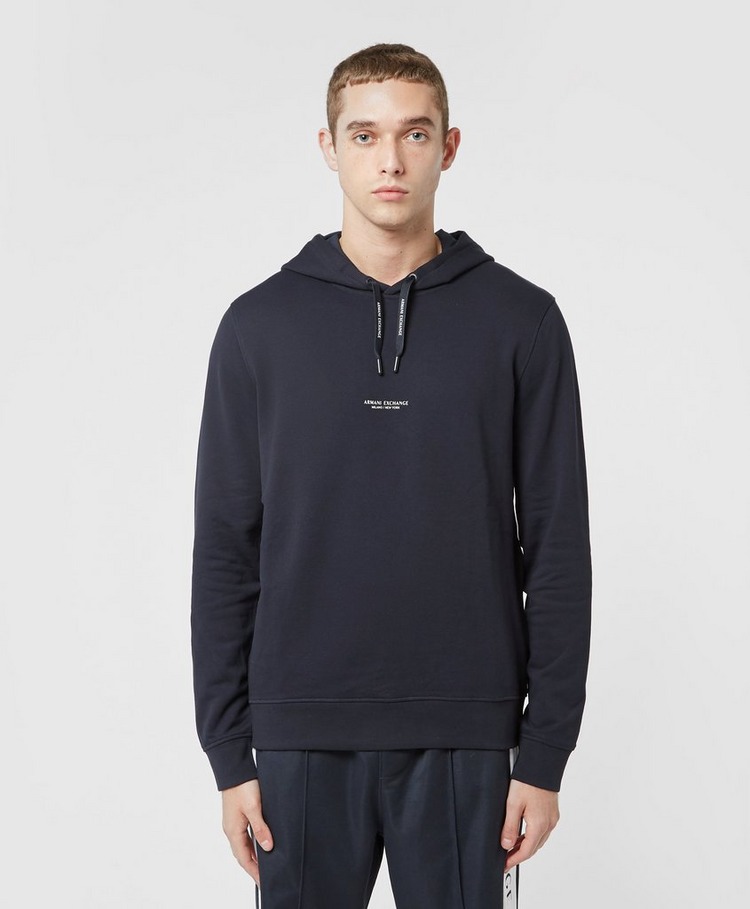 blue armani exchange hoodie