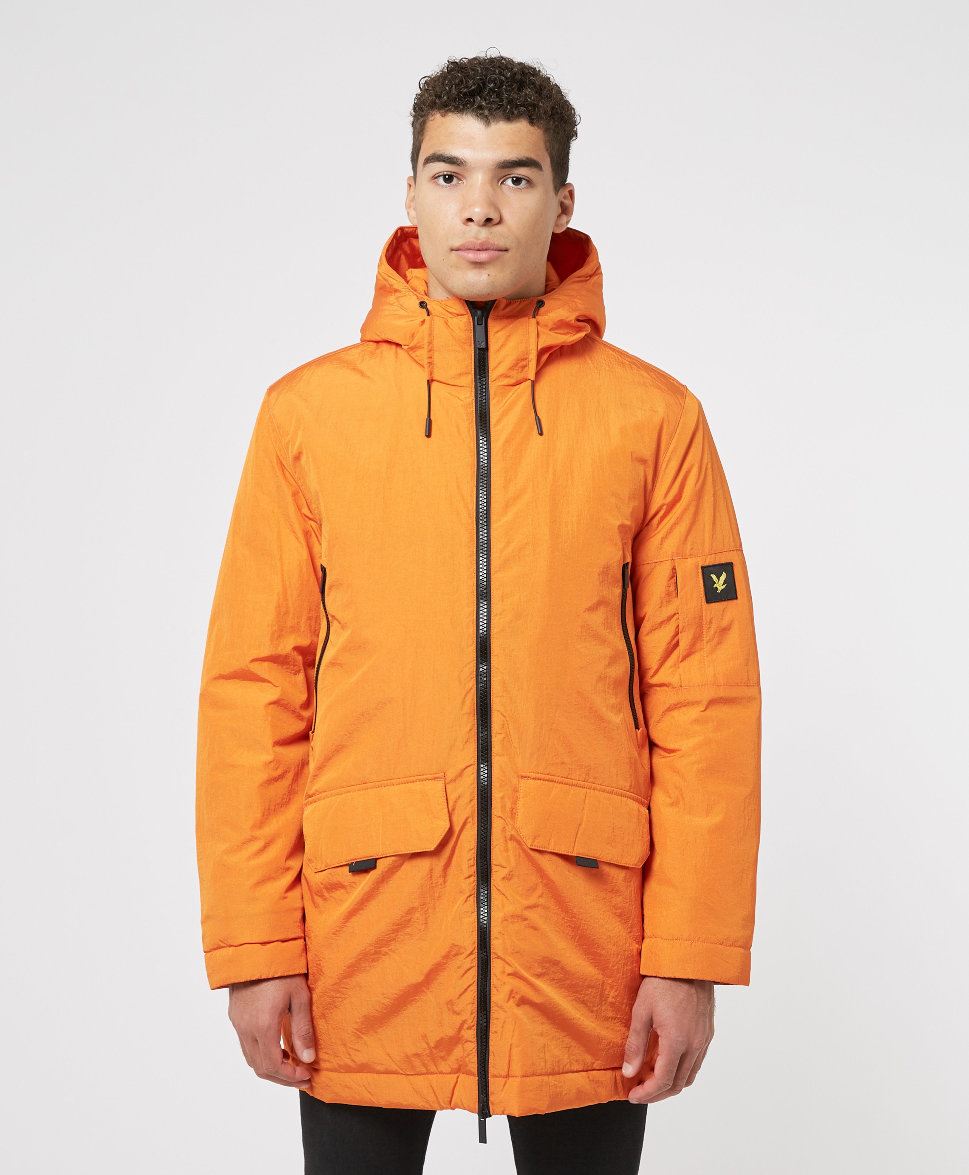 Lyle Scott Wadded Long Parka Jacket Scotts Menswear