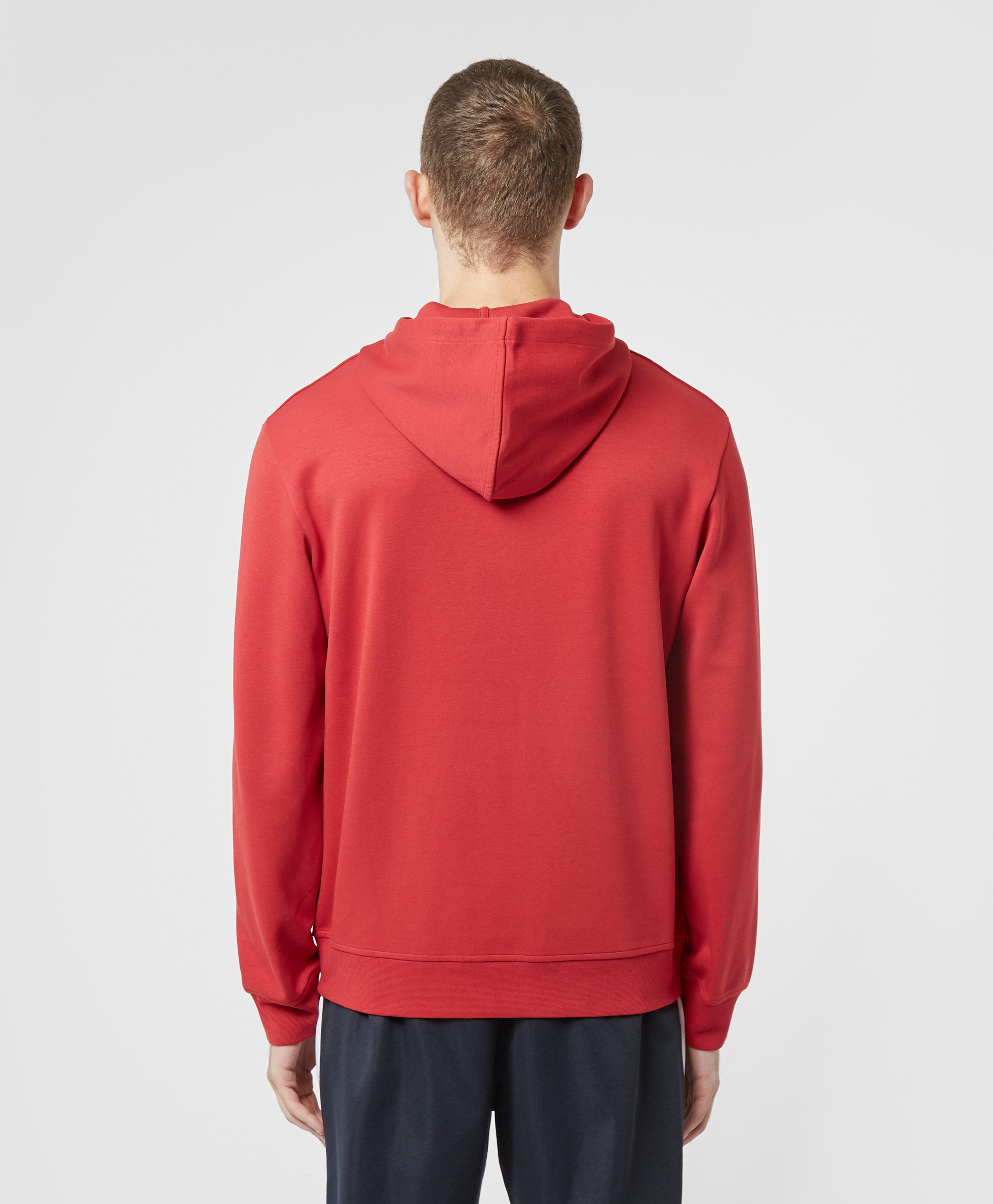 armani exchange red hoodie