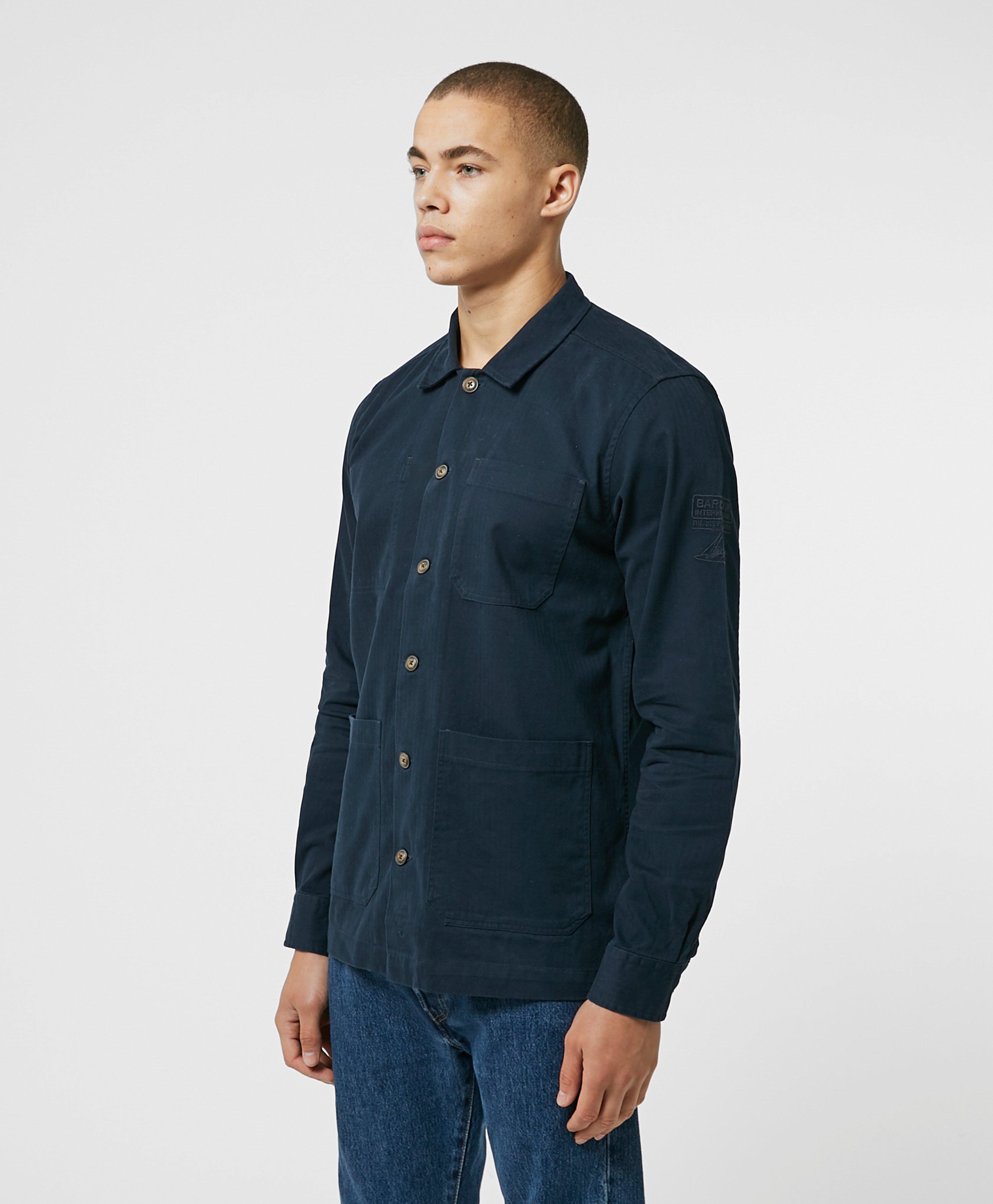 barbour international overshirt