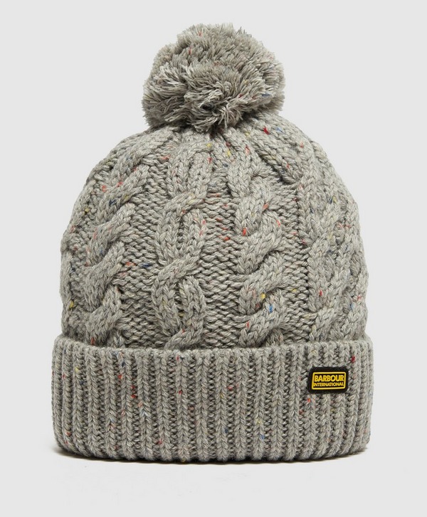 Barbour International Knitted Bobble Hat - Exclusive