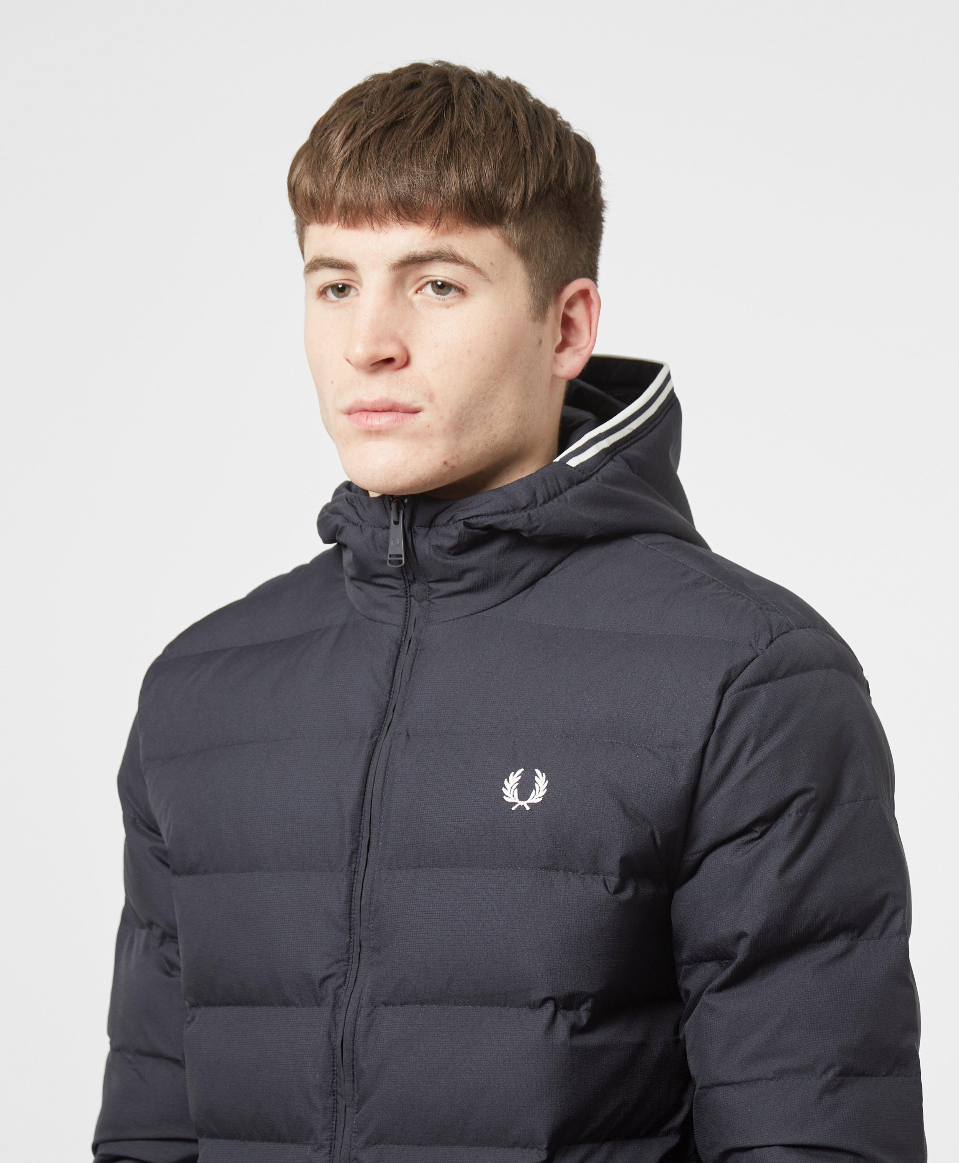 fred perry j406319 windbreaker jacket green