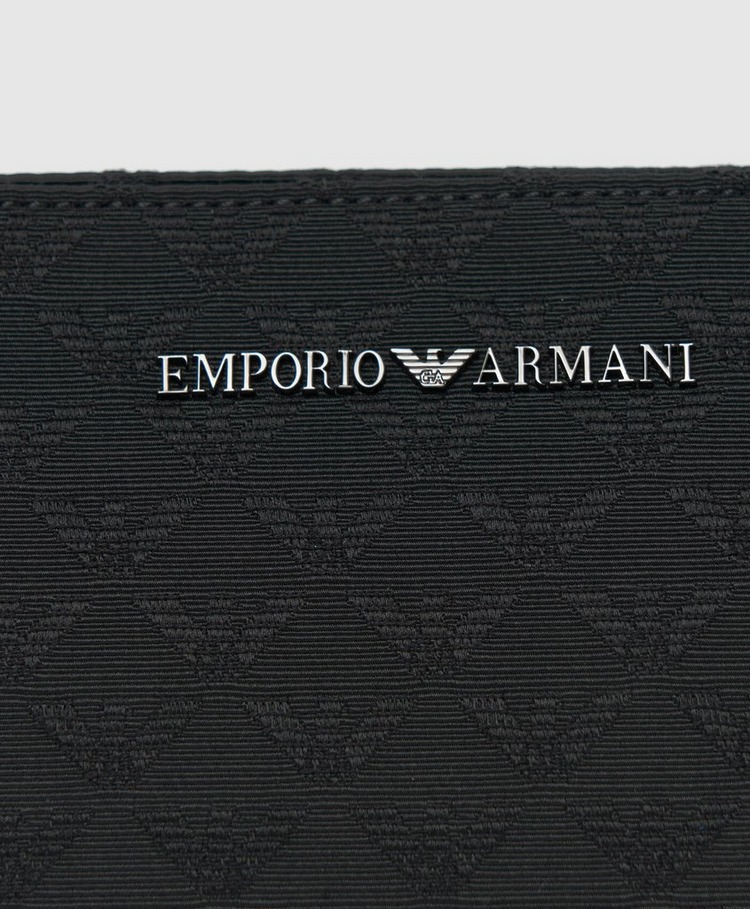 Emporio Armani Jacquard All Over Eagle Crossbody Bag