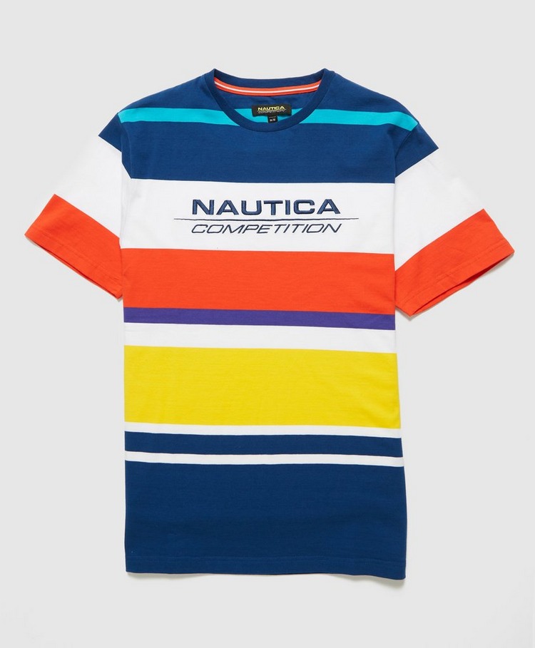 Nautica Competition English Stripe Logo T-Shirt