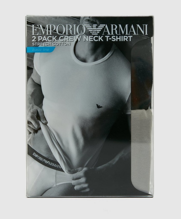 Emporio Armani Loungewear 2 Pack Slim Stretch T-Shirts