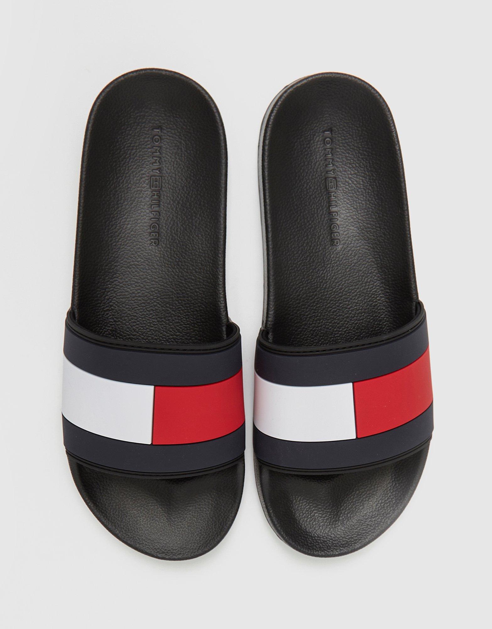 black tommy slides