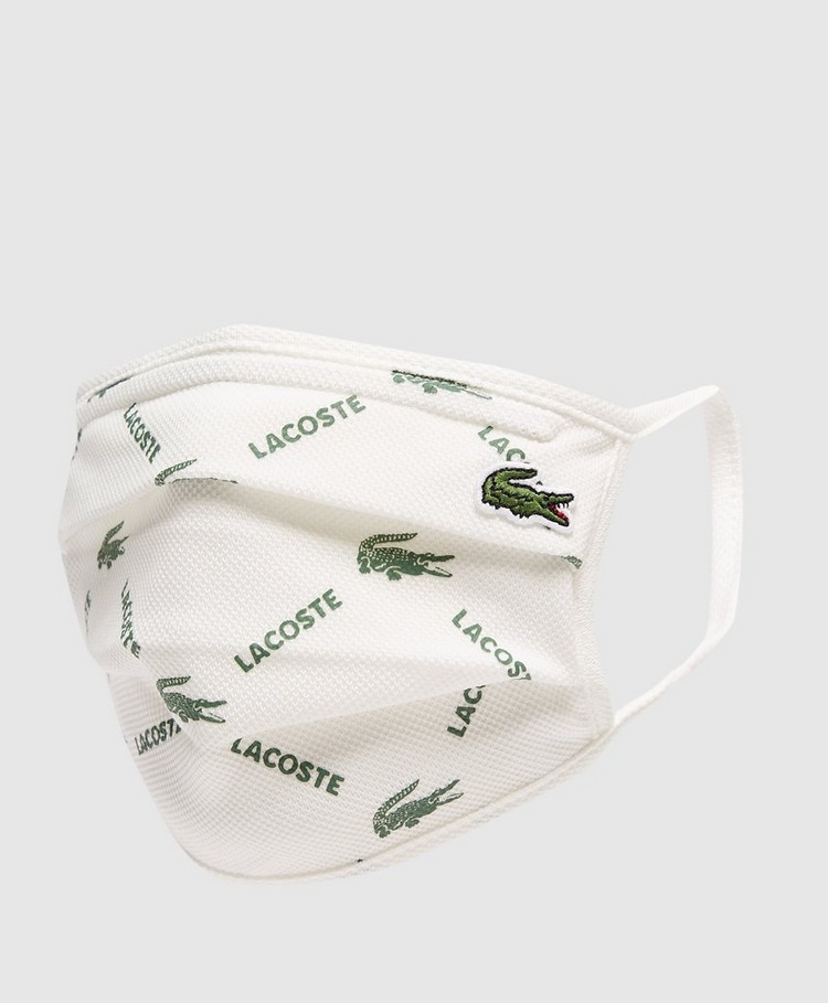 Lacoste Logo Print Face Covering