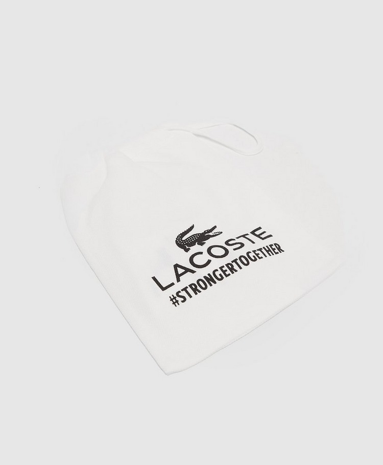 Lacoste Logo Print Face Covering