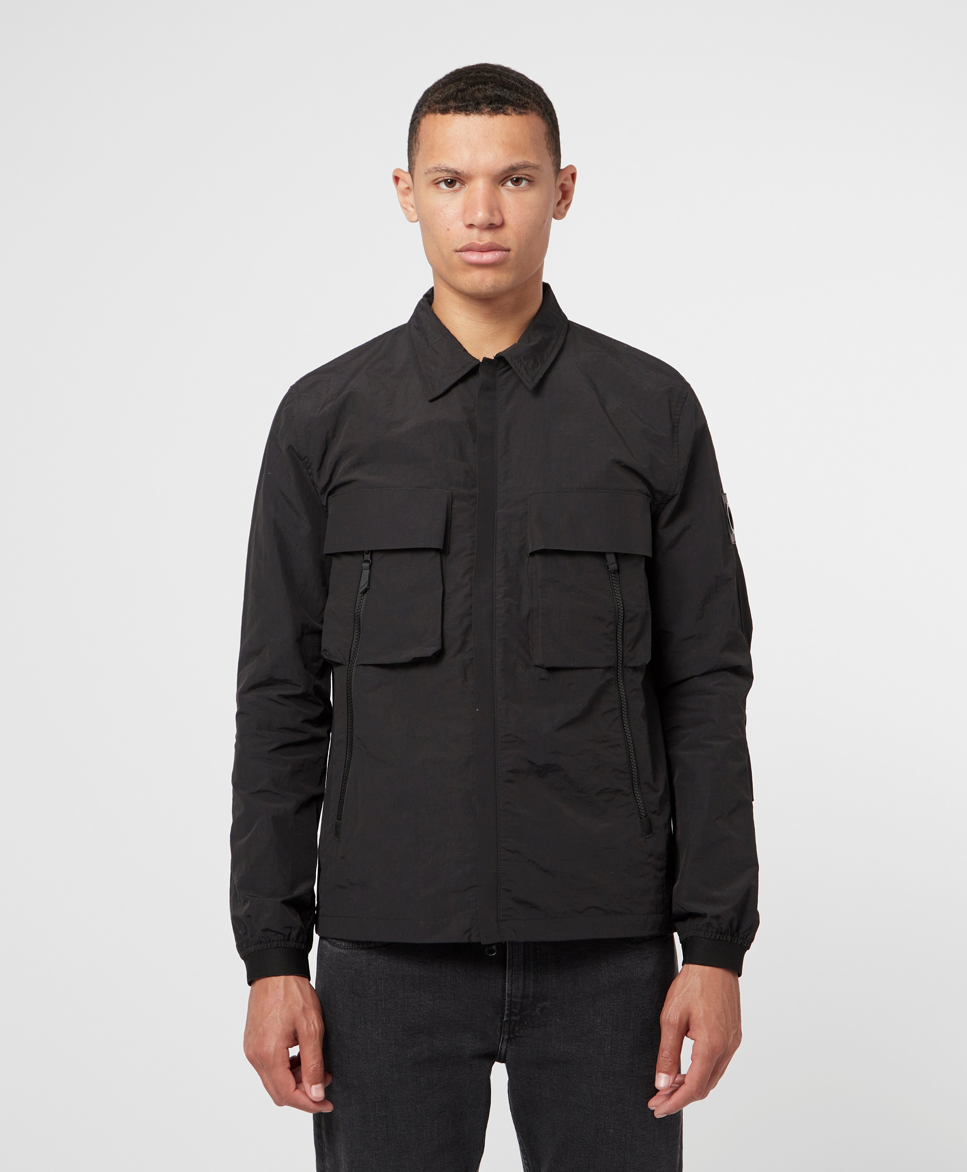 Black Marshall Artist Quattro Overshirt scotts Menswear