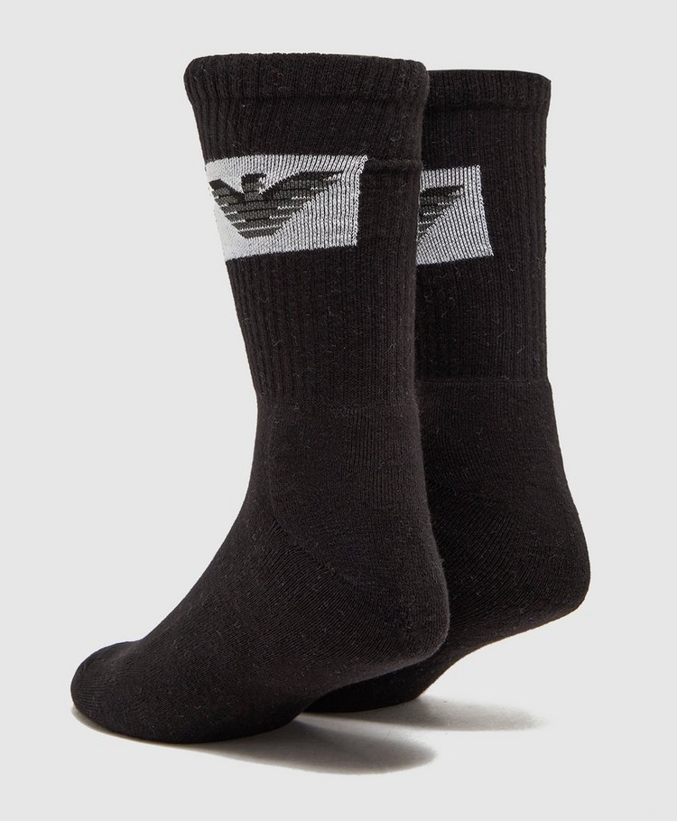 Emporio Armani Loungewear 2 Pack Eagle Socks