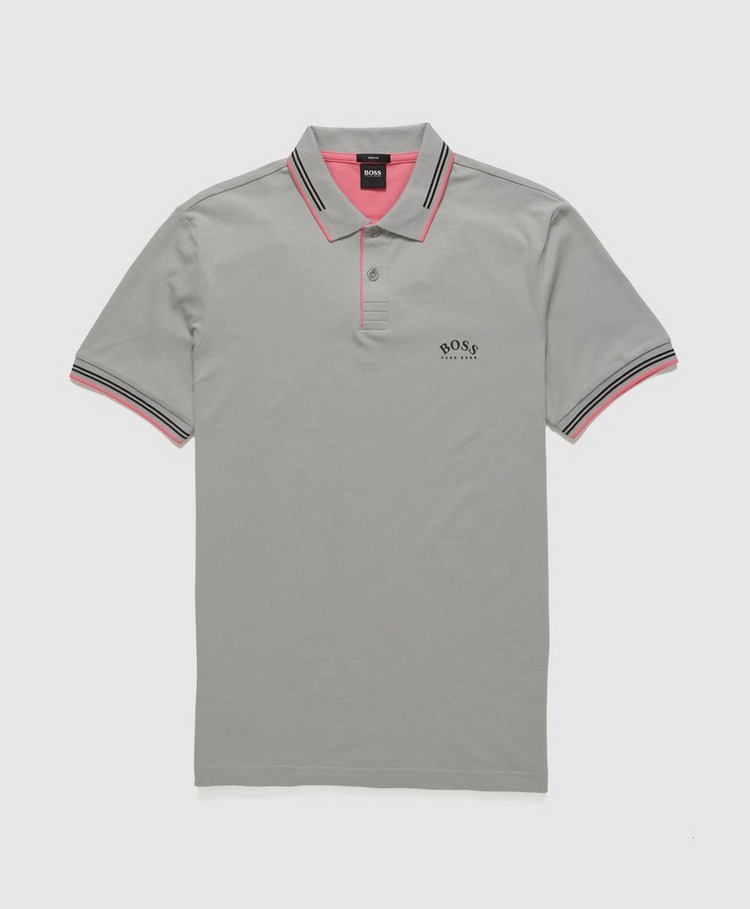 BOSS Paule Curved Logo Polo Shirt