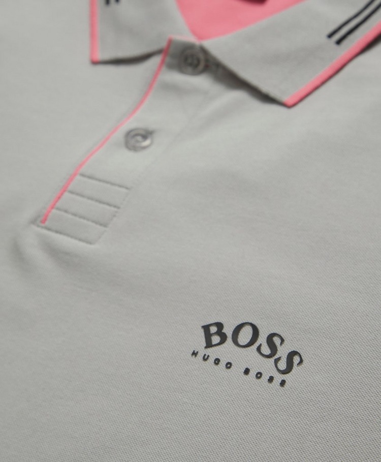 BOSS Paule Curved Logo Polo Shirt
