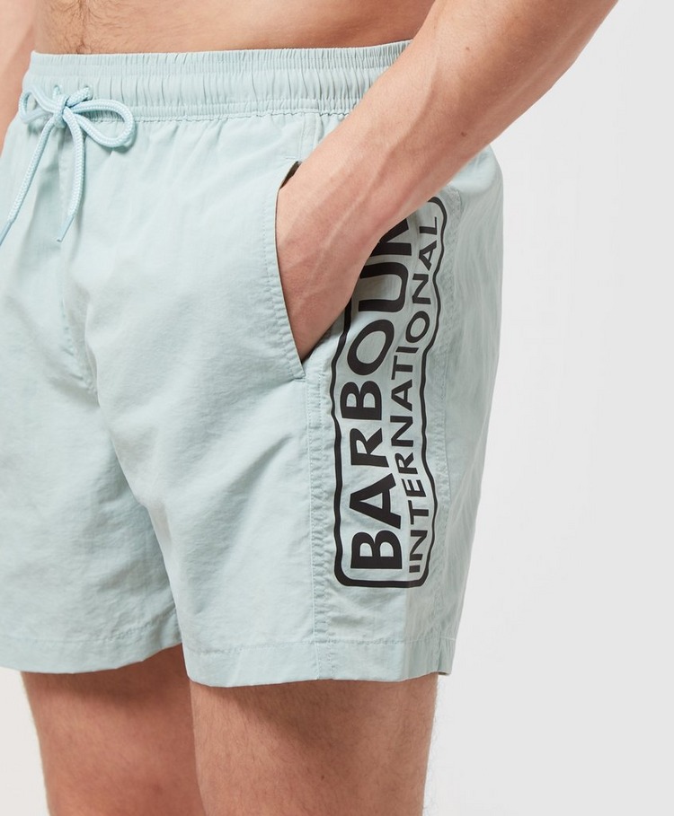 Barbour International Large Logo Swim Shorts
