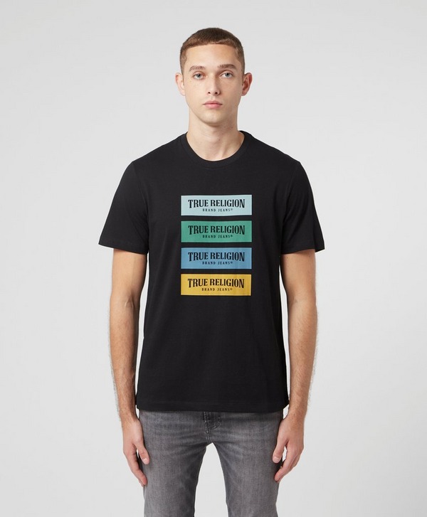 True Religion Quad Box Logo T-Shirt