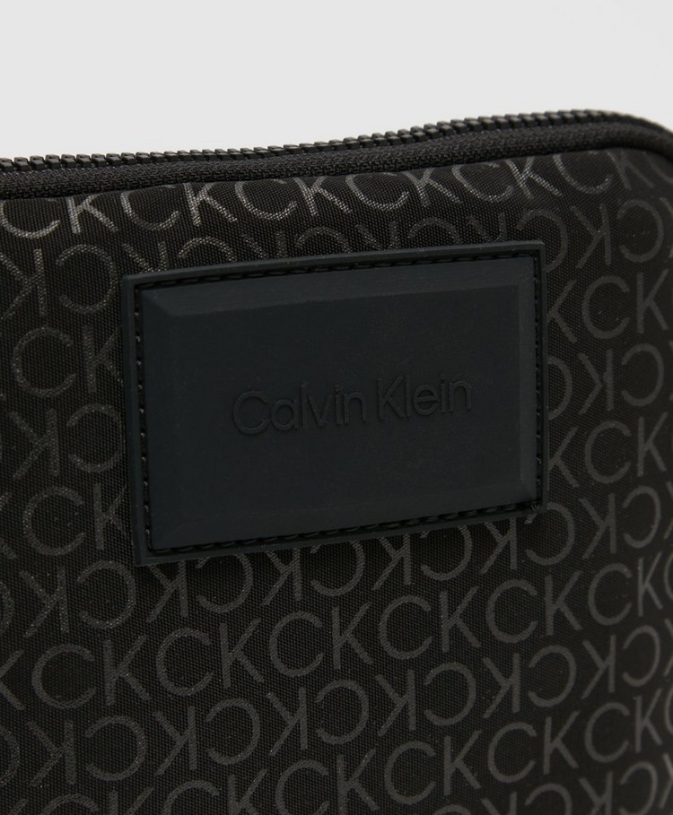 Calvin Klein Monogram Flat Crossbody Bag