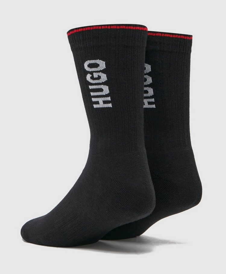 HUGO 2 Pack Logo Socks