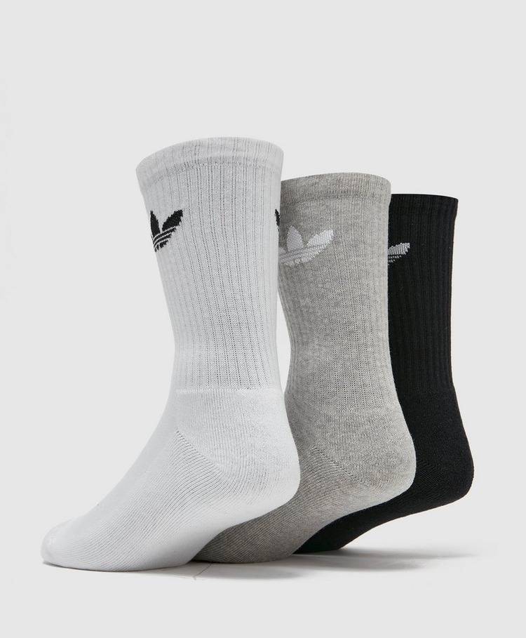 adidas Originals 3 Pack Trefoil Crew Socks