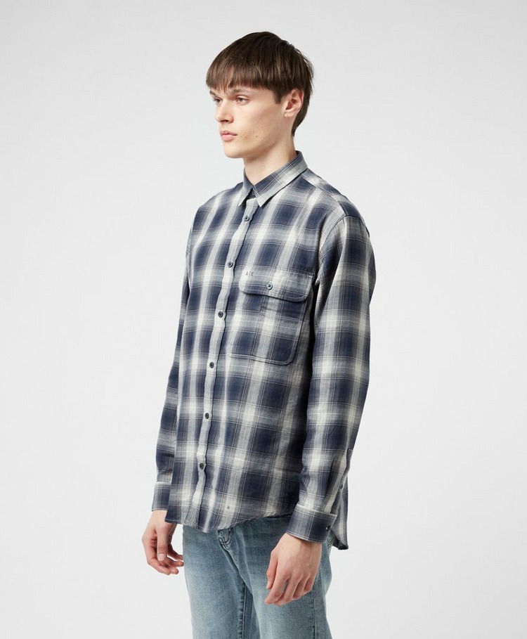 Armani Exchange Checkered Flannel Shirt
