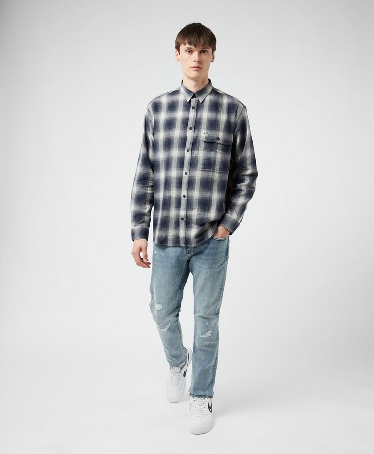 Armani Exchange Checkered Flannel Shirt