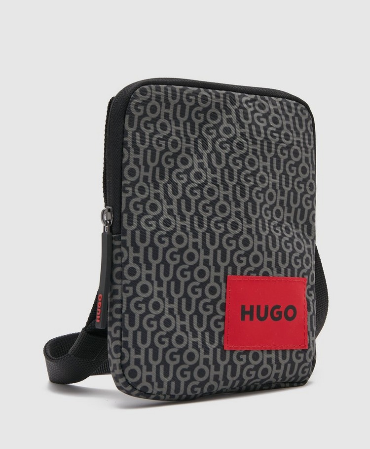 HUGO All Over Print Patch Crossbody Bag