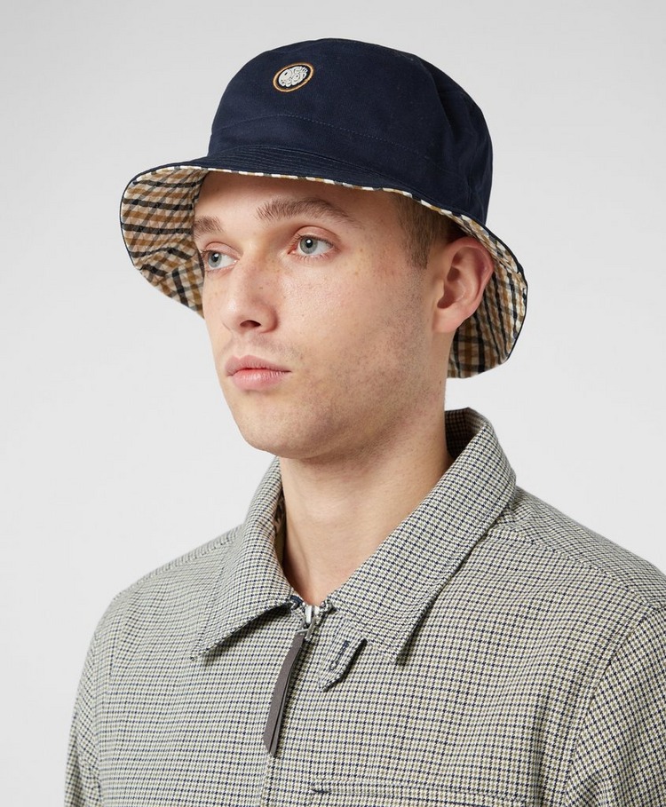 Pretty Green Club Checked Reversible Bucket Hat - Exclusive