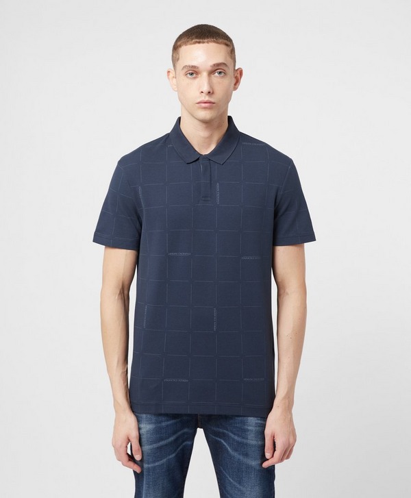 Armani Exchange Grid Polo Shirt