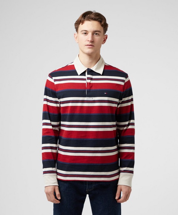 Tommy Hilfiger Stripe Rugby Polo Shirt