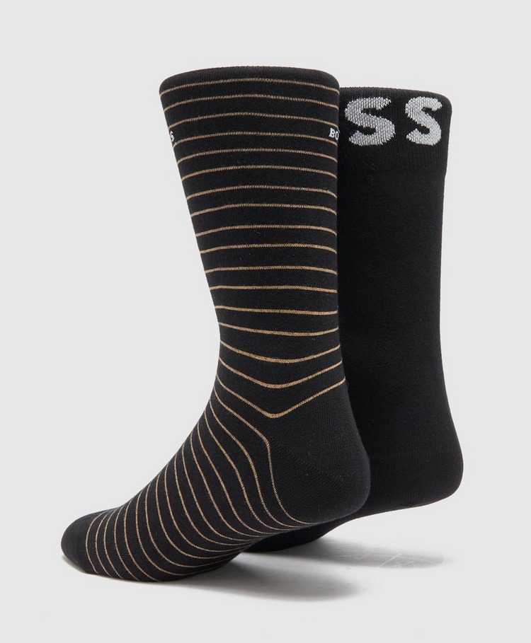 BOSS 2 Pack Mercerised Socks