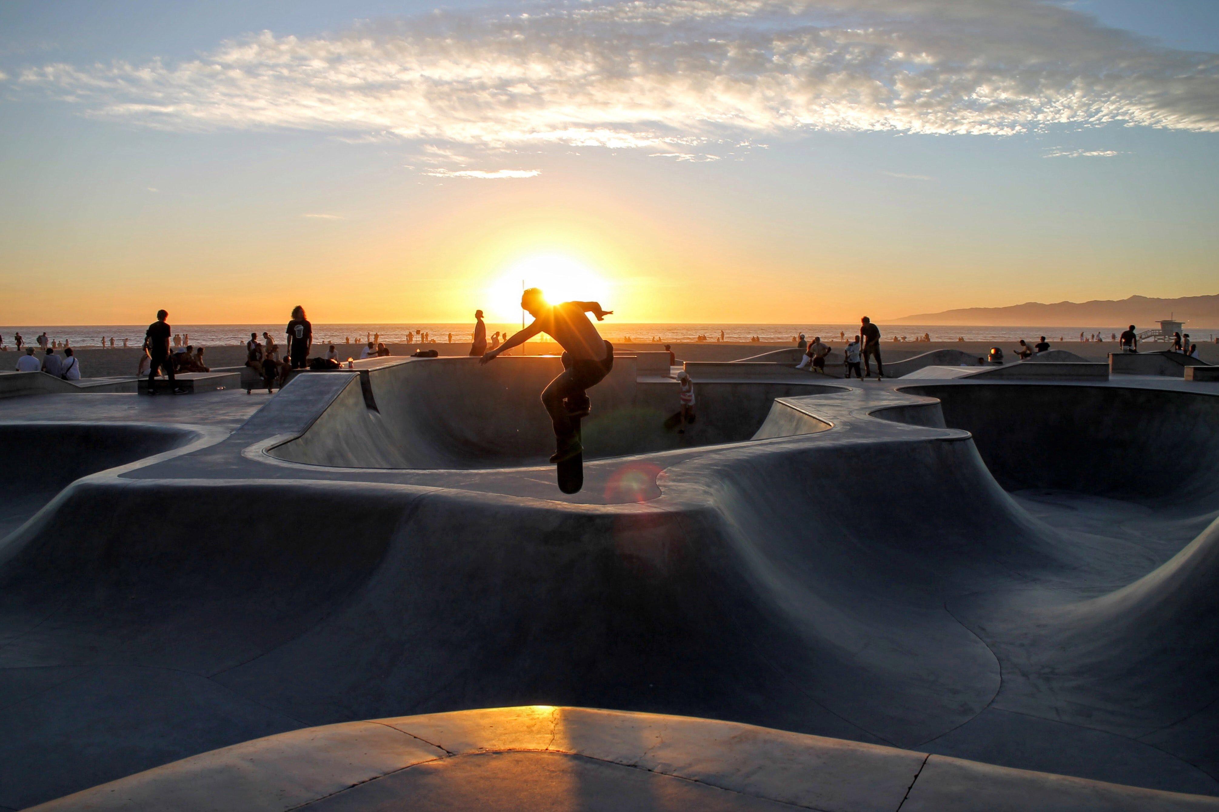 Skater in Skatepark